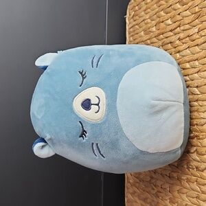 Squishmallow BEAVER RIVER BLUE STUFFED ANIMAL KELLYTOY 8"